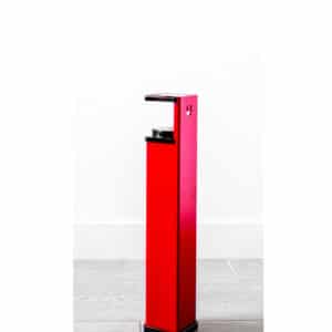 pied modulable bas 375 rouge